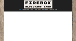 Desktop Screenshot of fireboxbluegrass.com