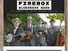 Tablet Screenshot of fireboxbluegrass.com
